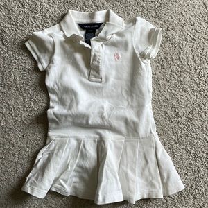 Ralph Lauren white polo dress. 2T